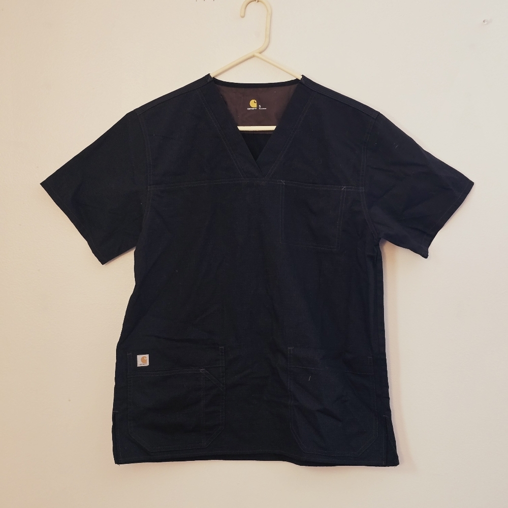 Carhartt Men's Small Brown Scrub Top